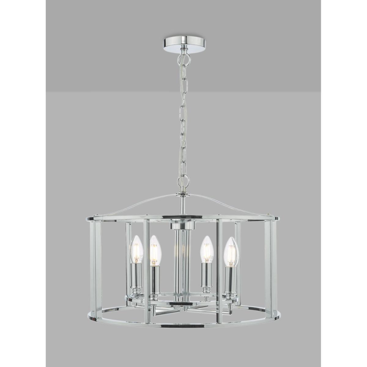 Där Myka Ceiling Light, Small, Polished Chrome – image 1