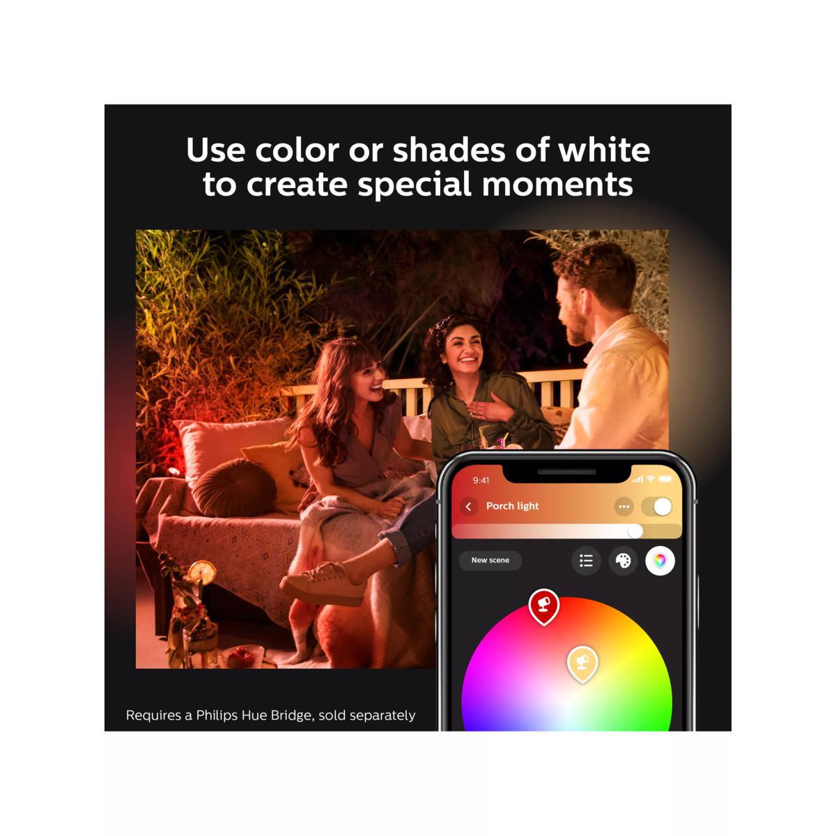 Philips Hue Lily Outdoor Spotlight Base Unit and 3x Lily Spotlights, Black – image 8