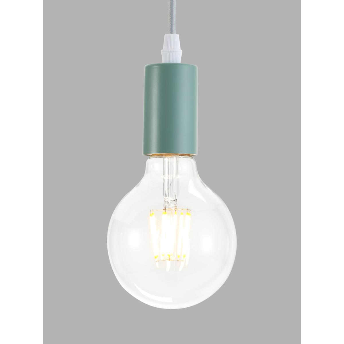 little home at John Lewis 3 Pendant Swag Ceiling Light, White/Multi – image 5