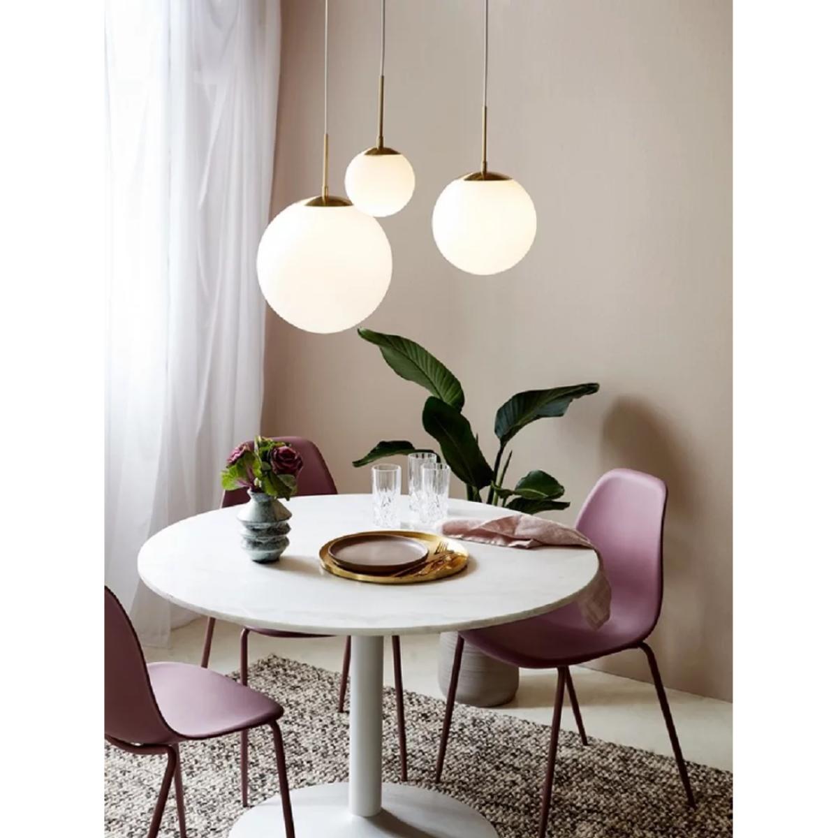 Nordlux Grant 25 Pendant Ceiling Light, White/Brass – image 3