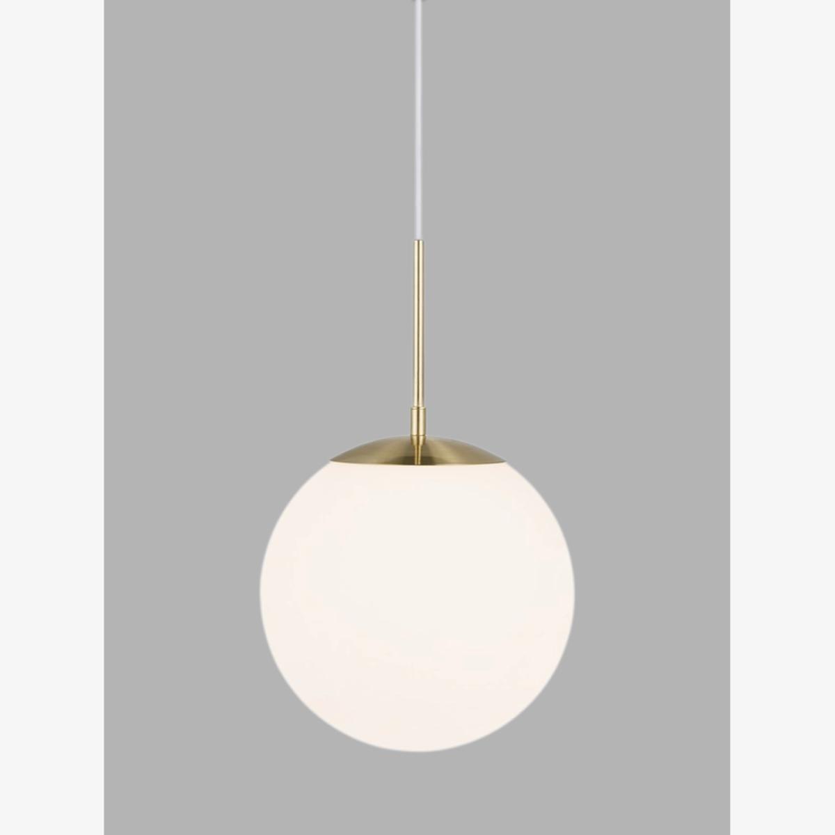 Nordlux Grant 25 Pendant Ceiling Light, White/Brass – image 1