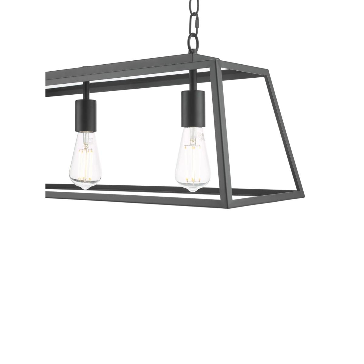 Där Claudia 3 Pendant Bar Ceiling Light, Black – image 4