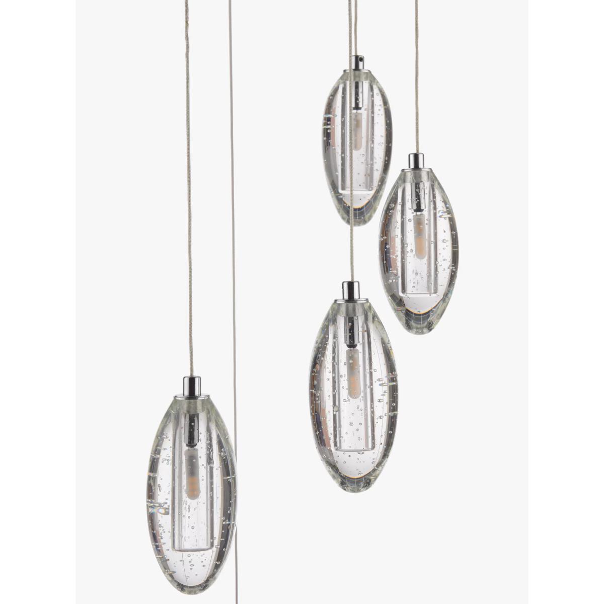 John Lewis & Partners Bubble LED 7 Pendant Cluster Ceiling Light, Chrome – image 2