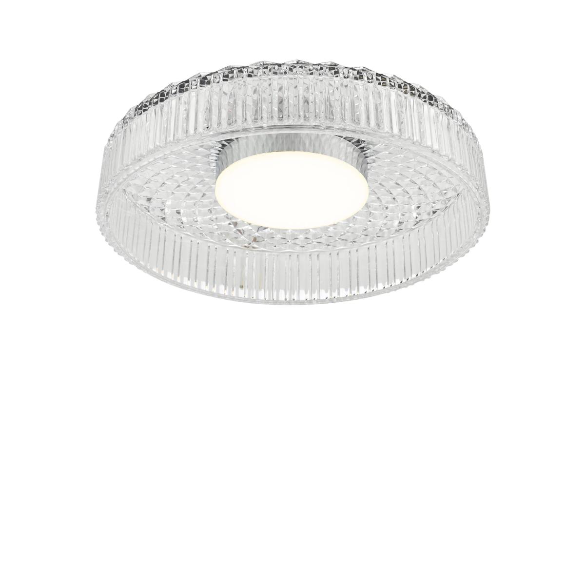 Där Leena Flush LED Glass Ceiling Light – image 2