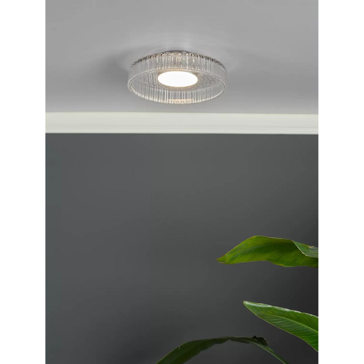 Där Leena Flush LED Glass Ceiling Light – image 7