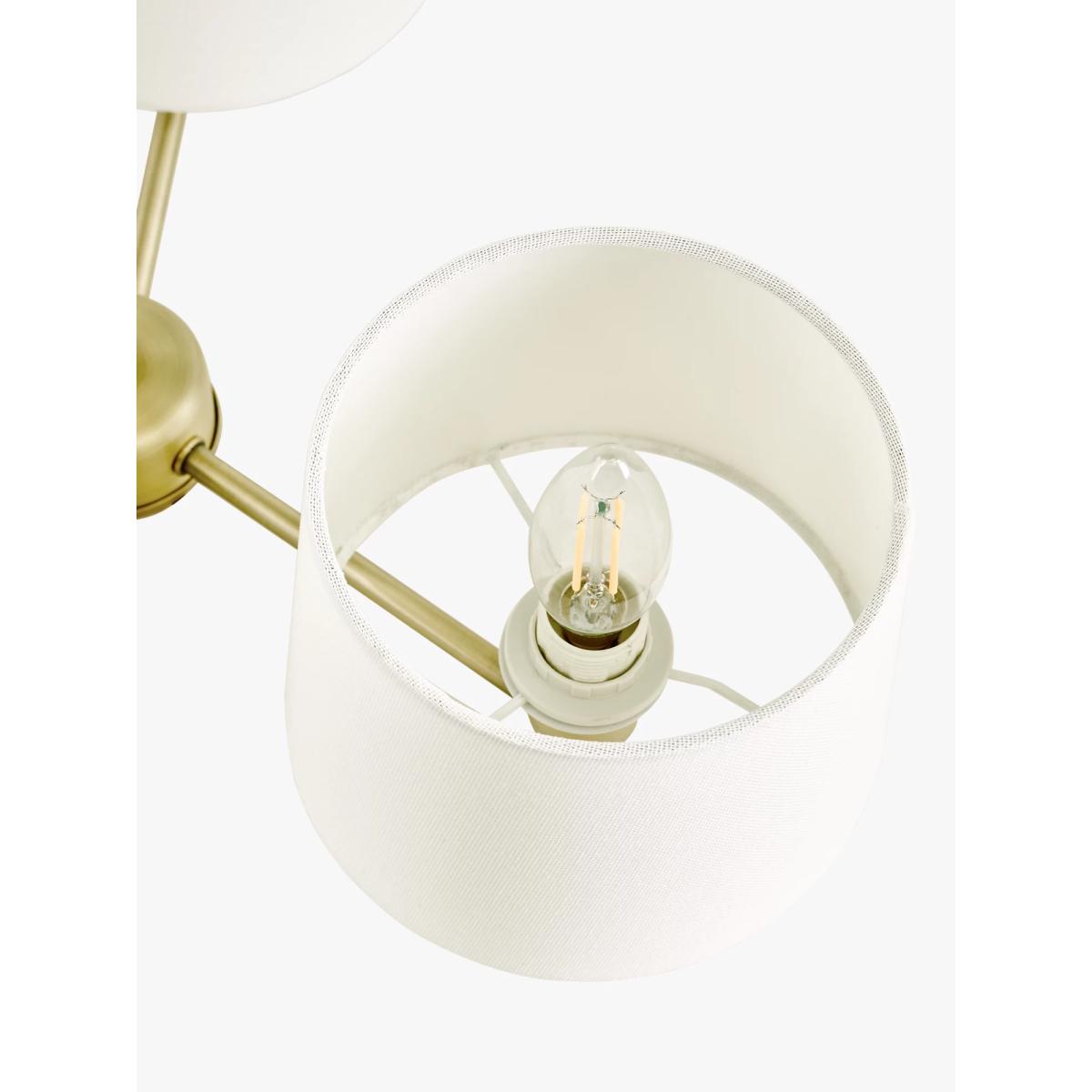 John Lewis Isabel Semi Flush Ceiling Light – image 2