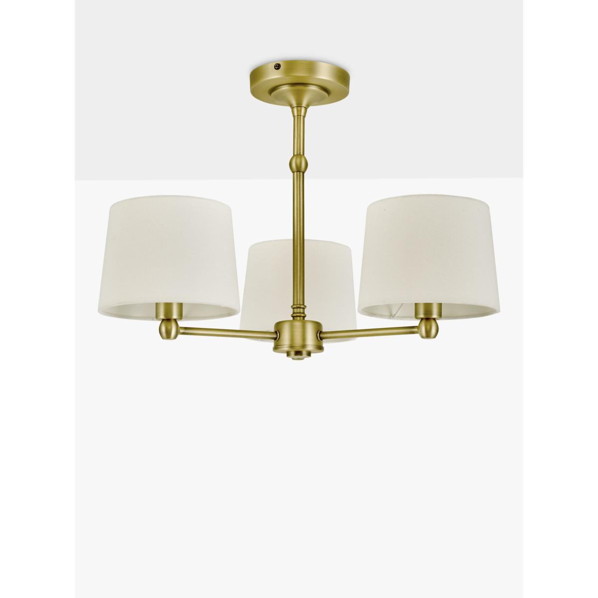 John Lewis Isabel Semi Flush Ceiling Light – image 3