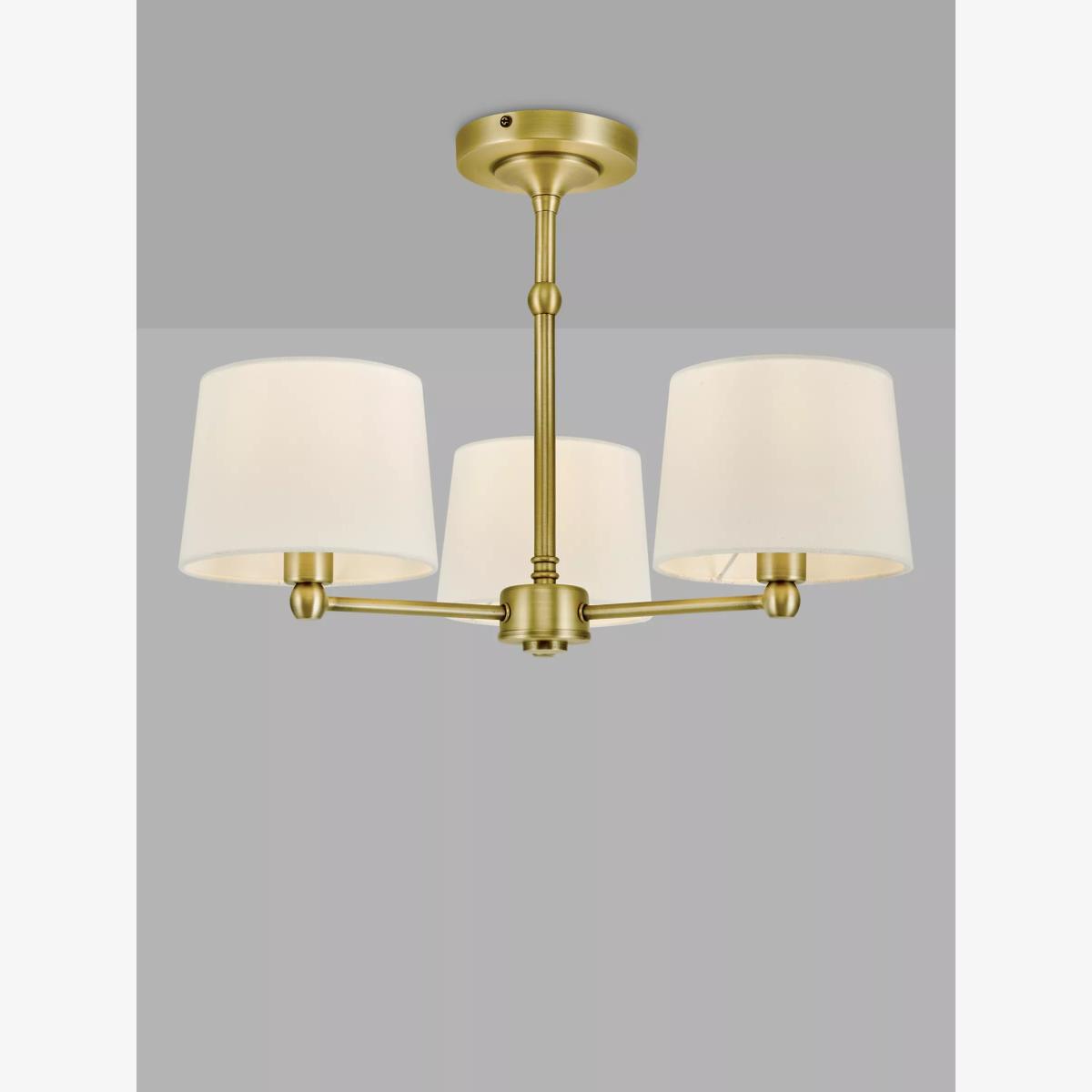 John Lewis Isabel Semi Flush Ceiling Light – image 1