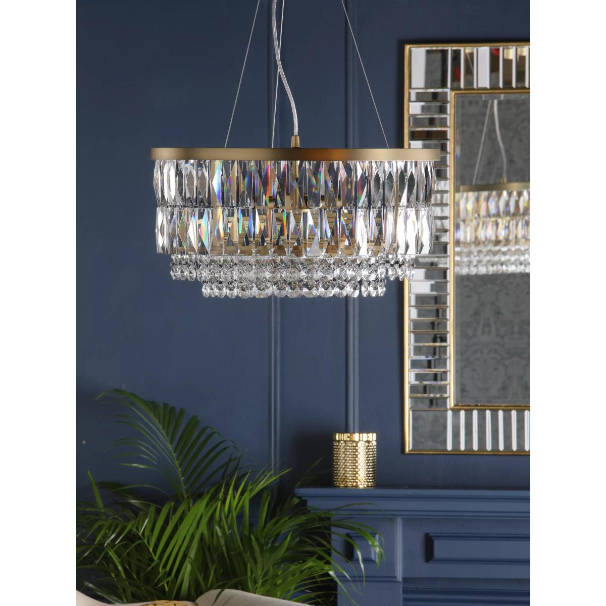 Laura Ashley Rhosill Grand Ceiling Light, Antique Brass – image 2