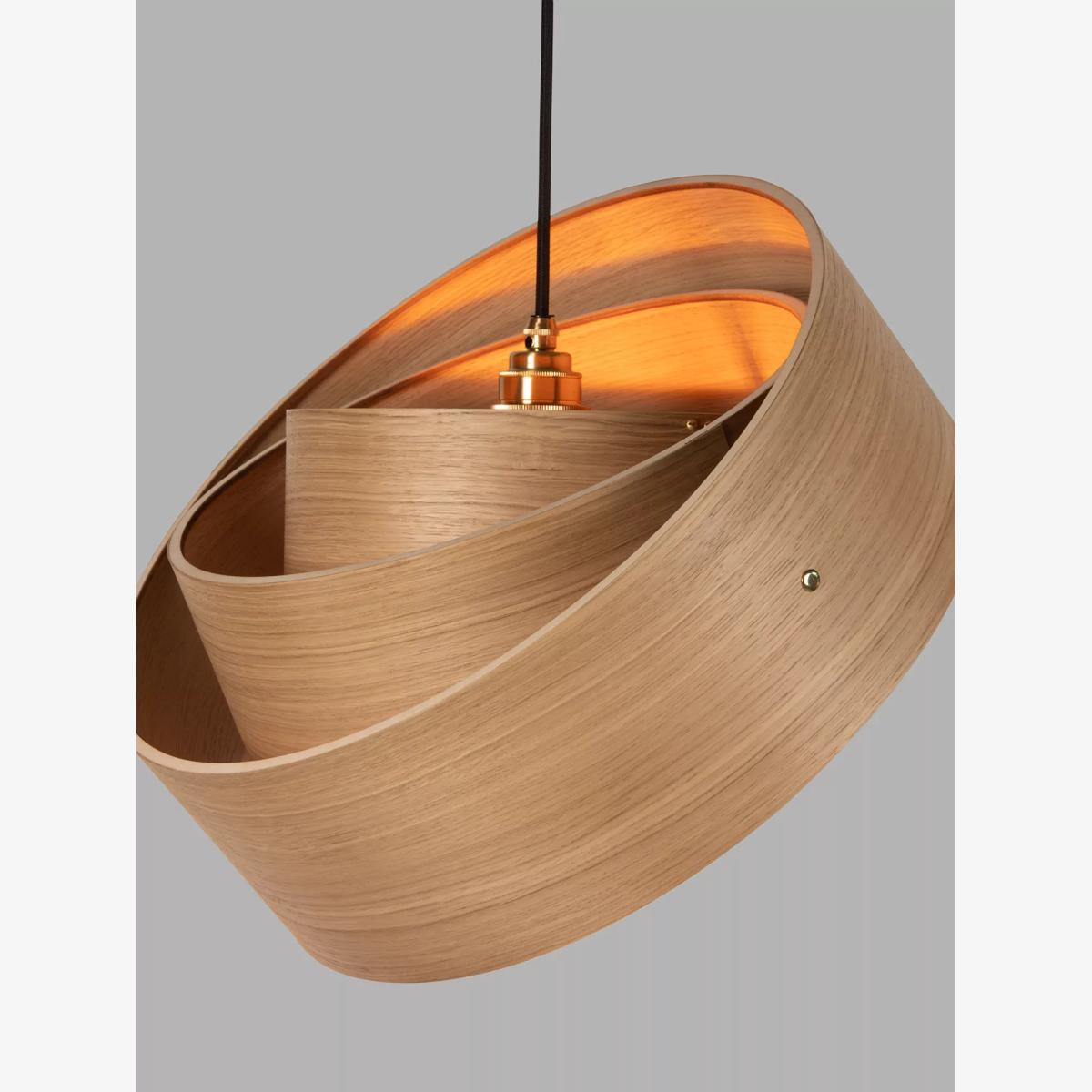 Tom Raffield Semper Pendant Ceiling Light, Oak – image 1