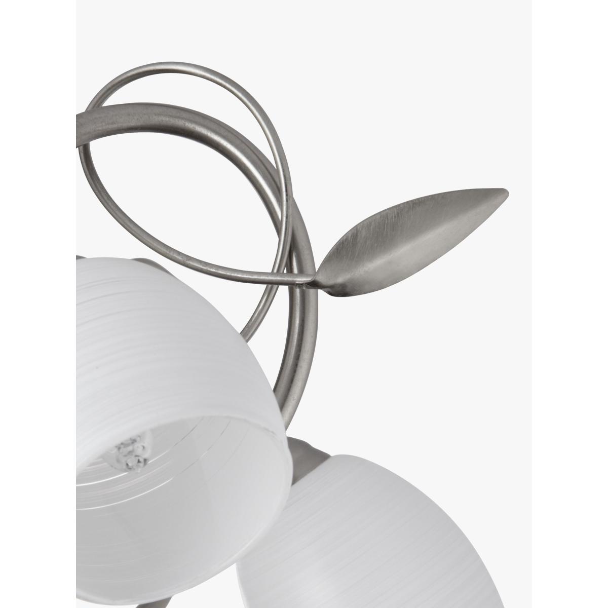 John Lewis & Partners Amara Semi Flush 5 Arm Ceiling Light, Satin Nickel – image 5