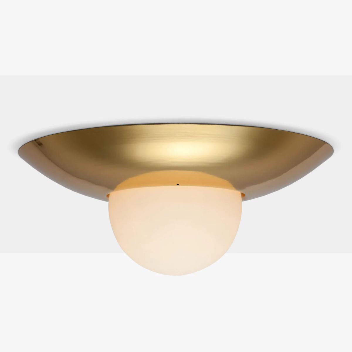houseof Dome Flush Ceiling Light, Brass – image 1