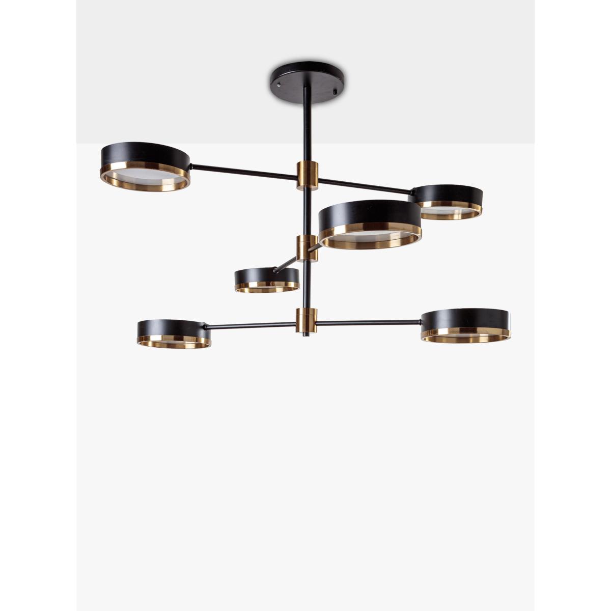 Pure White Lines Tiered Moscow Ceiling Light – image 2