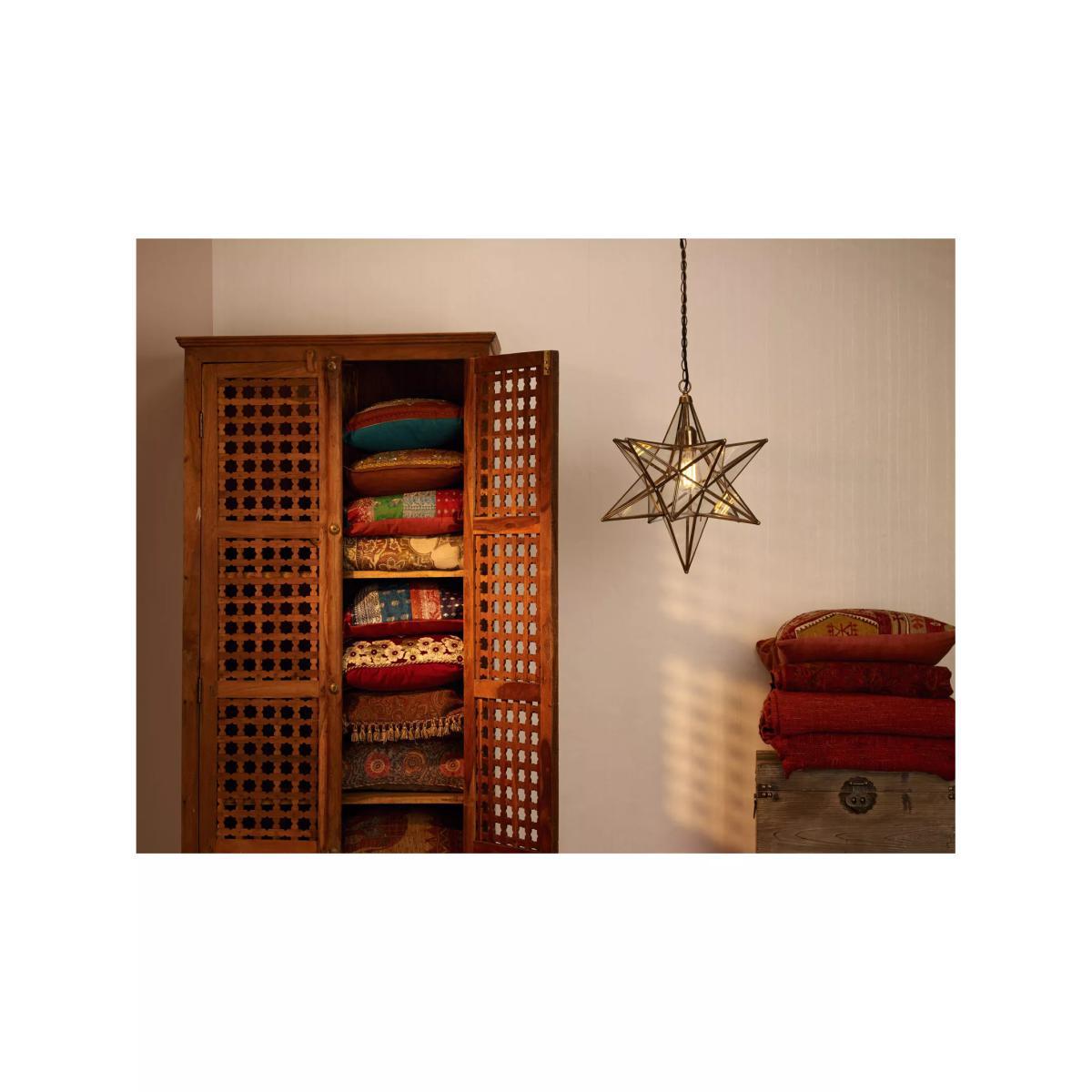 Där Ilario Star Large Ceiling Light, Antique Brass – image 6