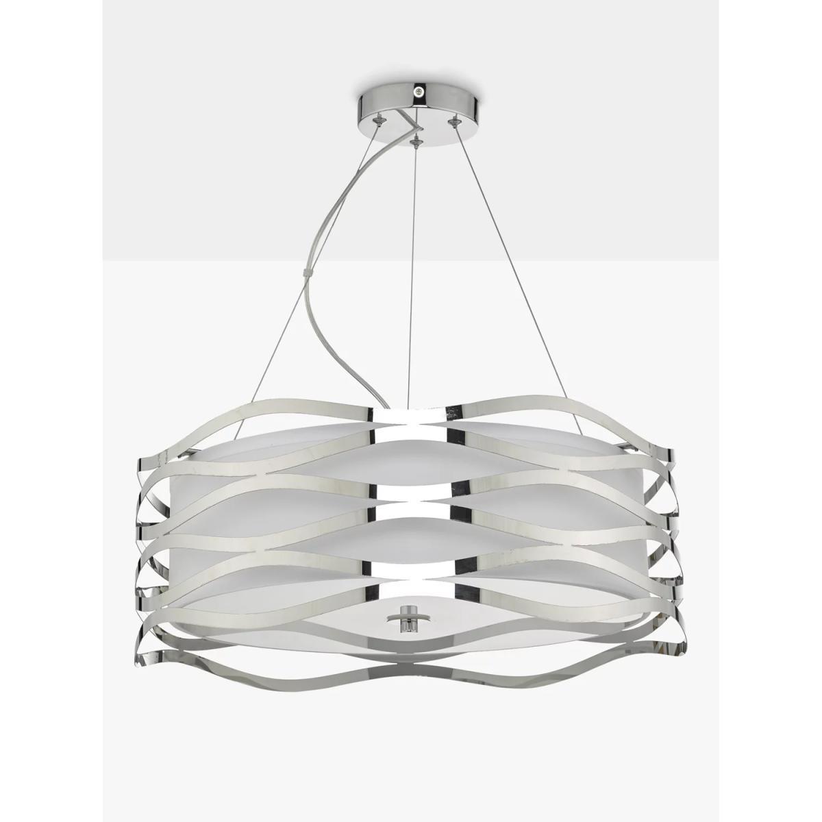 Där Mizella Ceiling Light, Polished Chrome – image 2