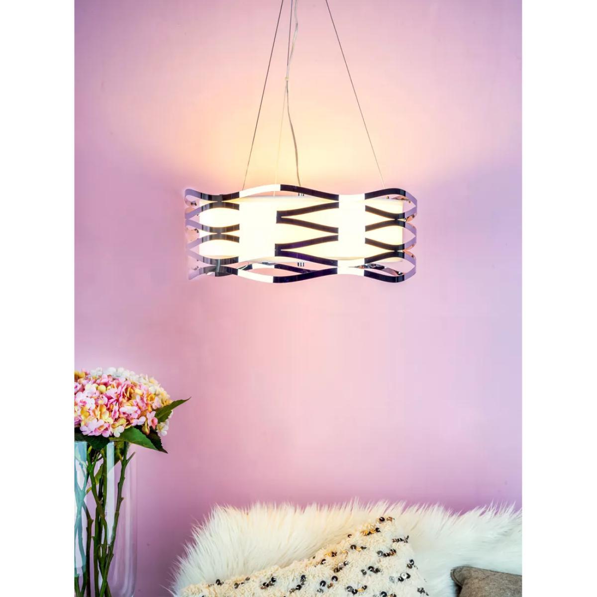 Där Mizella Ceiling Light, Polished Chrome – image 5