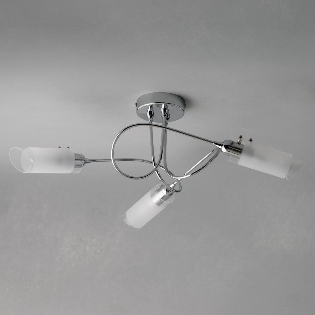 ANYDAY John Lewis & Partners Limbo Semi Flush 3 Arm Ceiling Light, Chrome – image 5