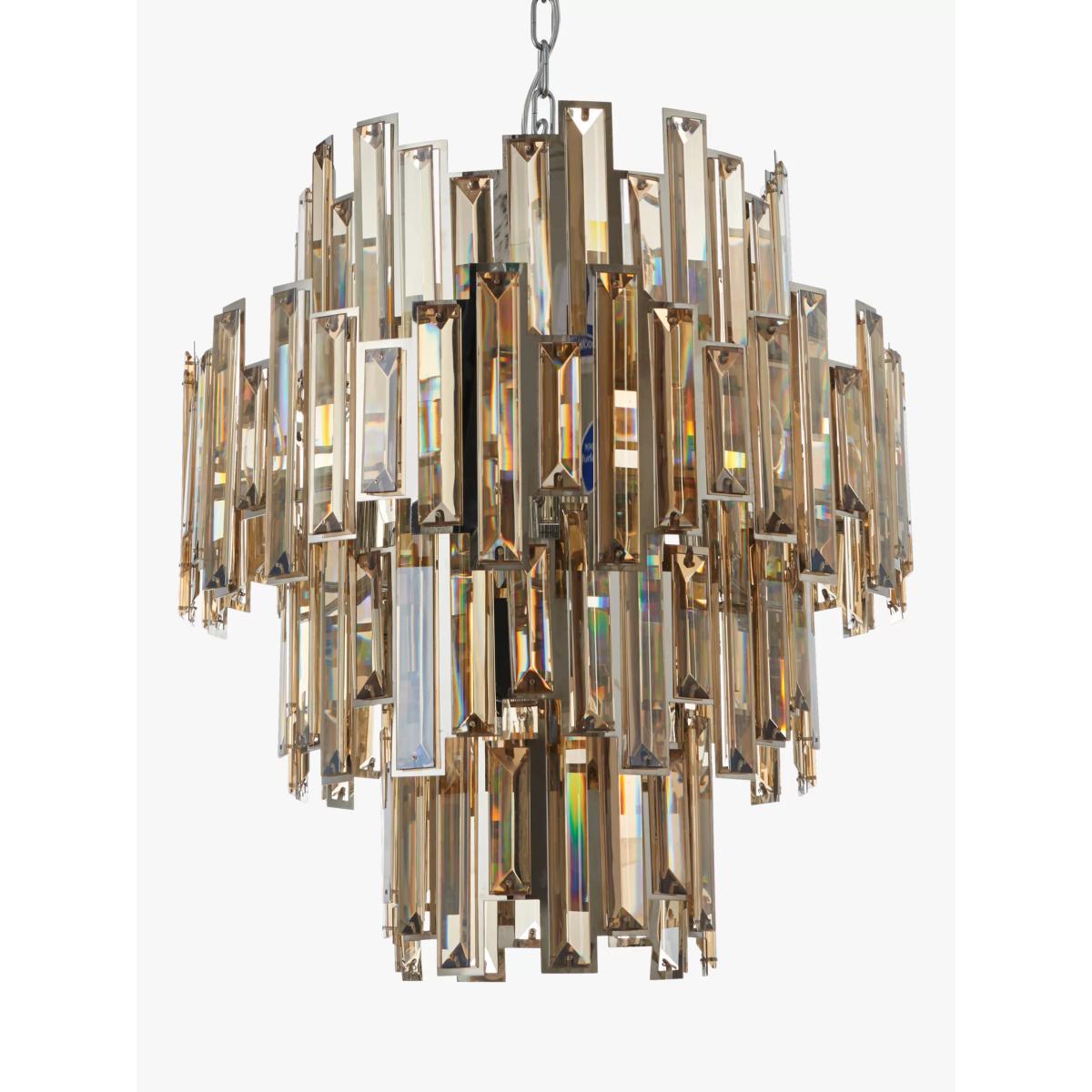 Bay Lighting Chesney Crystal Ceiling Light, Champagne – image 3