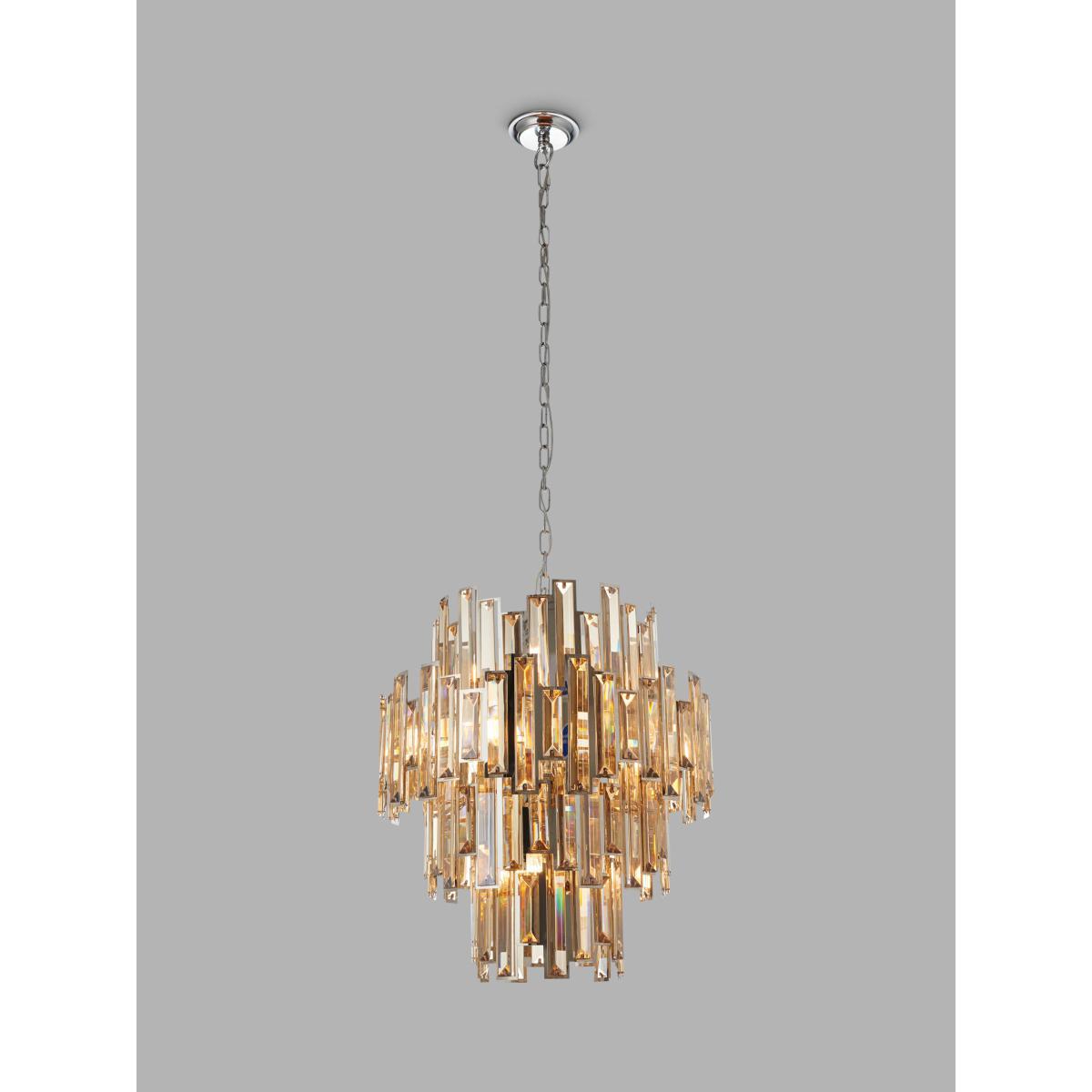 Bay Lighting Chesney Crystal Ceiling Light, Champagne – image 1