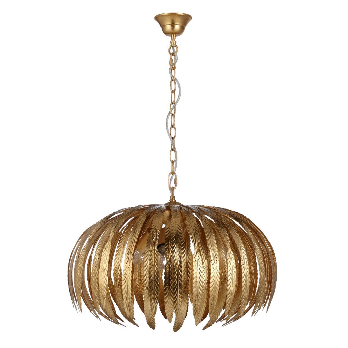 John Lewis & Partners Montserrat Leaf Ceiling Light, Gold – image 3