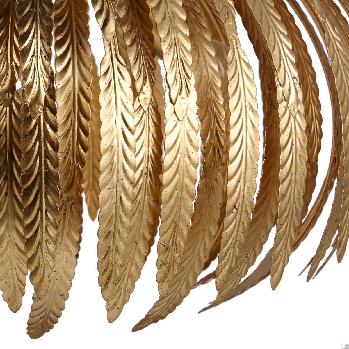 John Lewis & Partners Montserrat Leaf Ceiling Light, Gold – image 6