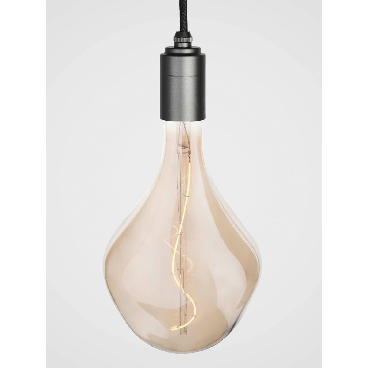 Tala Graphite Triple Pendant Cluster Ceiling Light with Voronoi II 3W ES LED Dimmable Tinted Bulbs – image 4