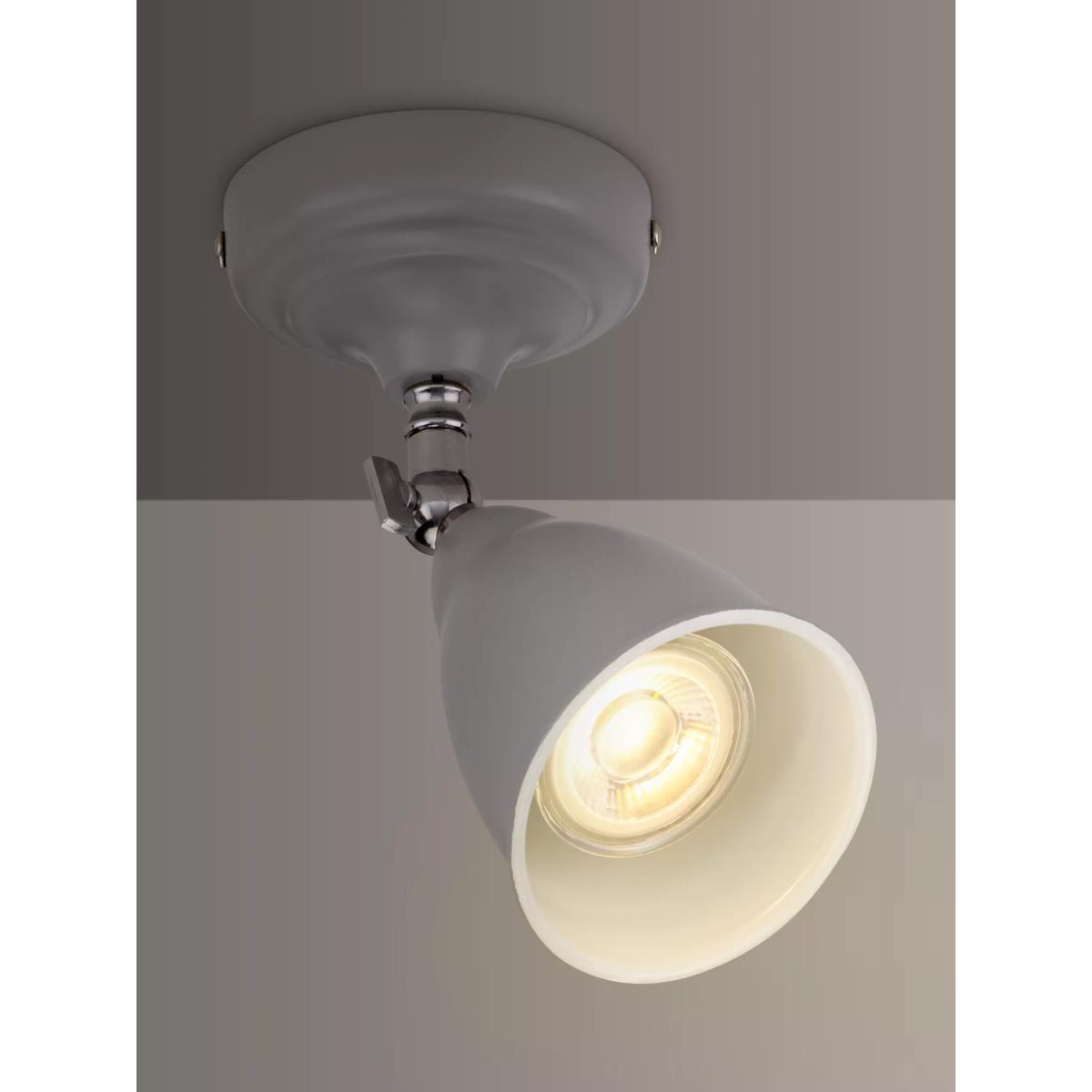 John Lewis & Partners Plymouth GU10 LED Single Spotlight, Grey – image 3