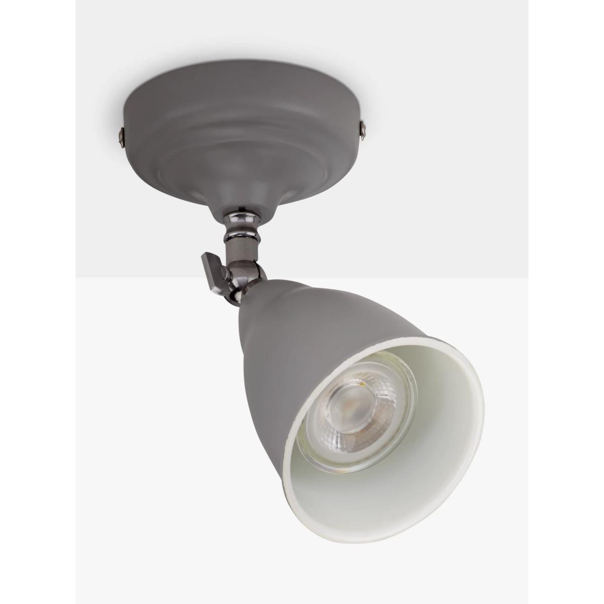 John Lewis & Partners Plymouth GU10 LED Single Spotlight, Grey – image 4