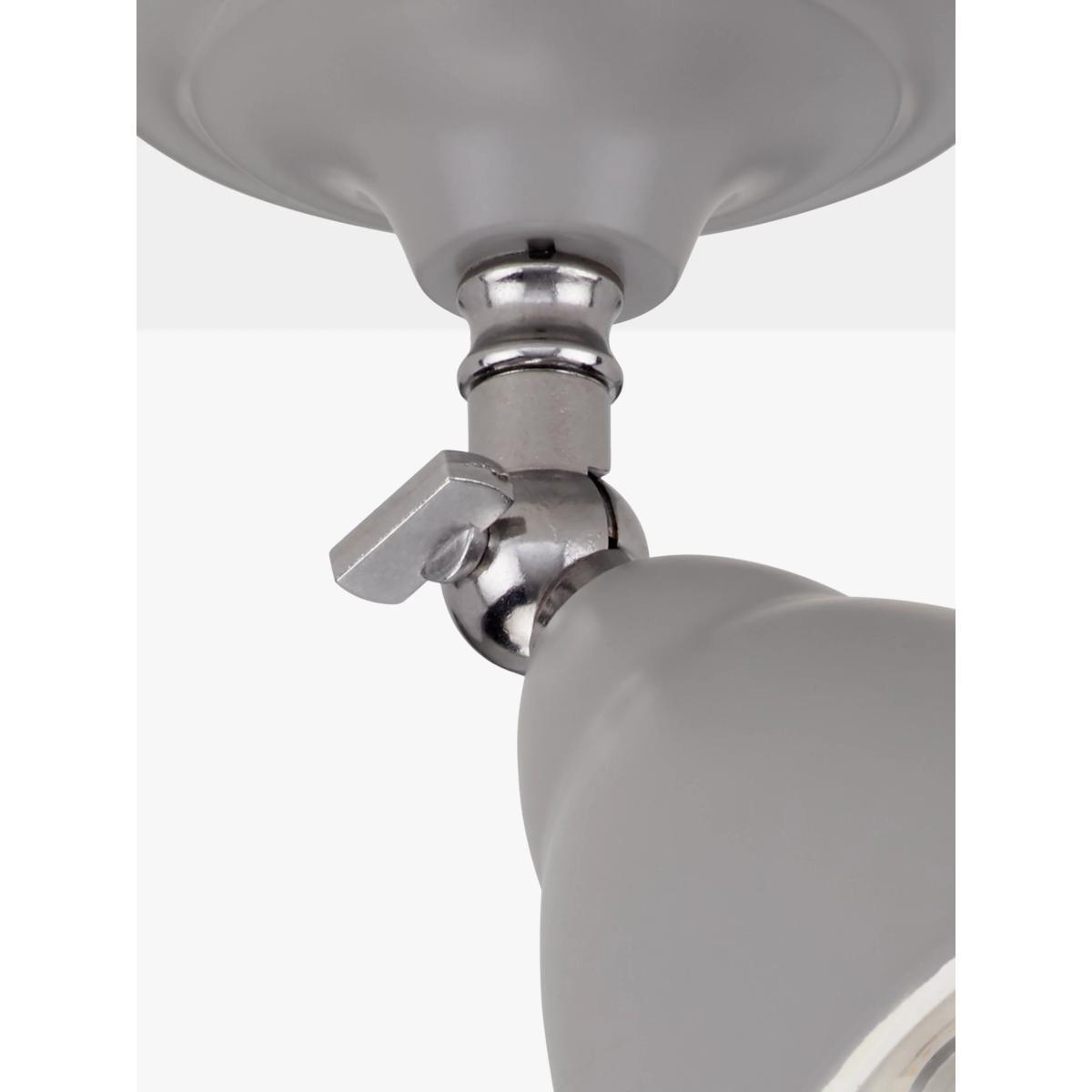John Lewis & Partners Plymouth GU10 LED Single Spotlight, Grey – image 5