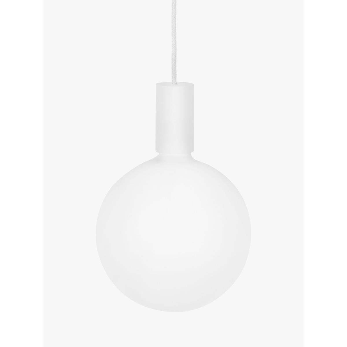 Tala Alumina Single Pendant Ceiling Light with Sphere V LED Bulb, Chalk – image 2