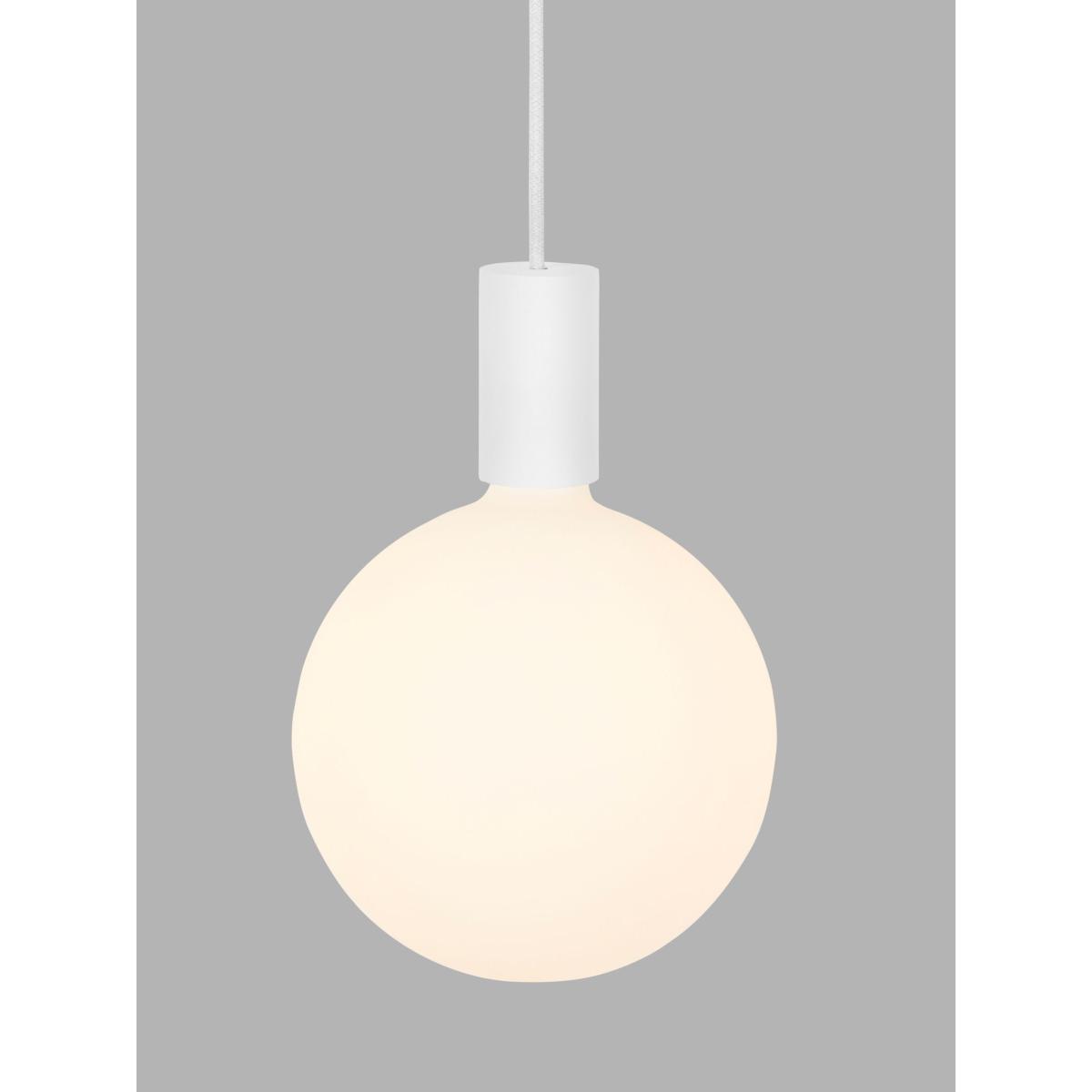 Tala Alumina Single Pendant Ceiling Light with Sphere V LED Bulb, Chalk – image 3