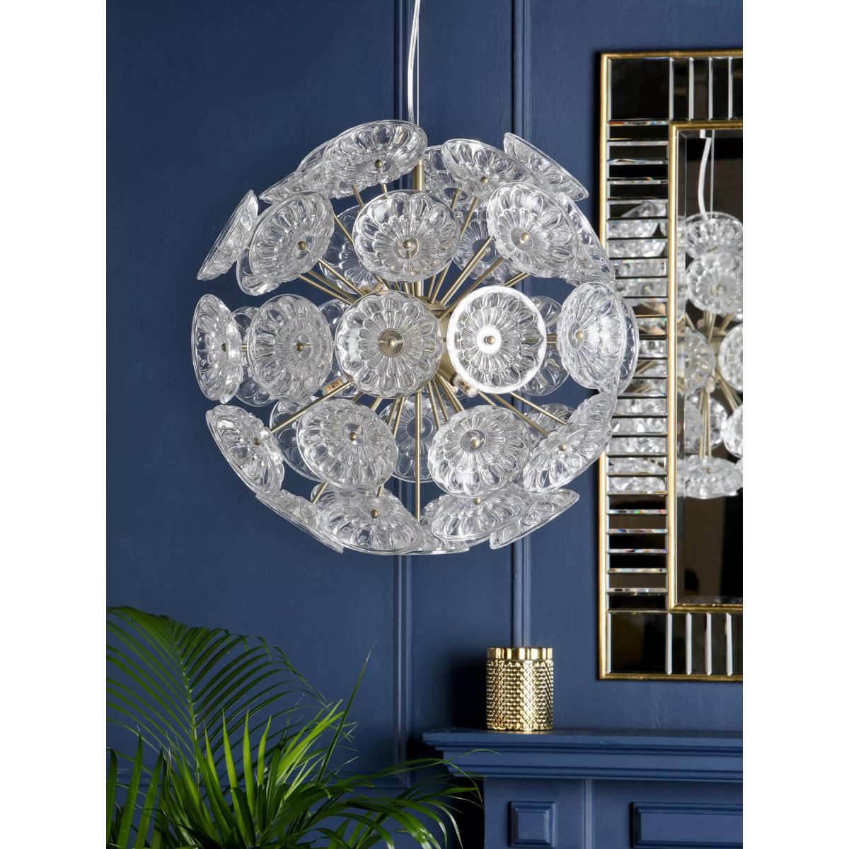 Laura Ashley Elwick Pendant Ceiling Light, Antique Brass – image 2