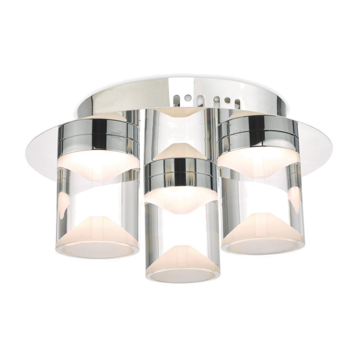Där Susa LED Semi Flush Ceiling Light, Polished Chrome – image 1