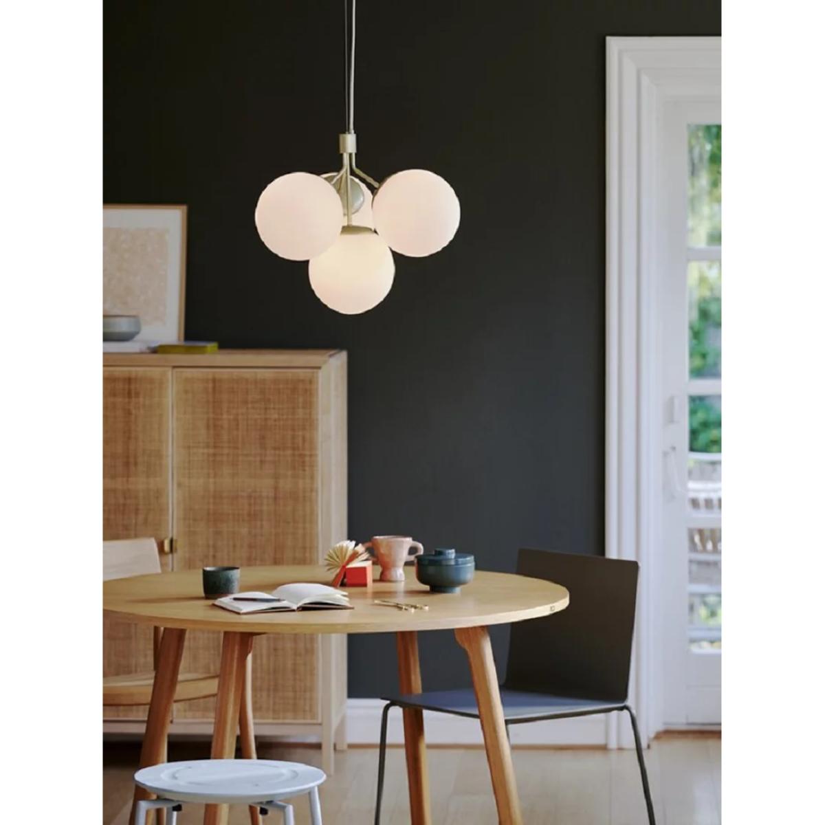 Nordlux Ivona 4 Arm Ceiling Light, Brass/White – image 2