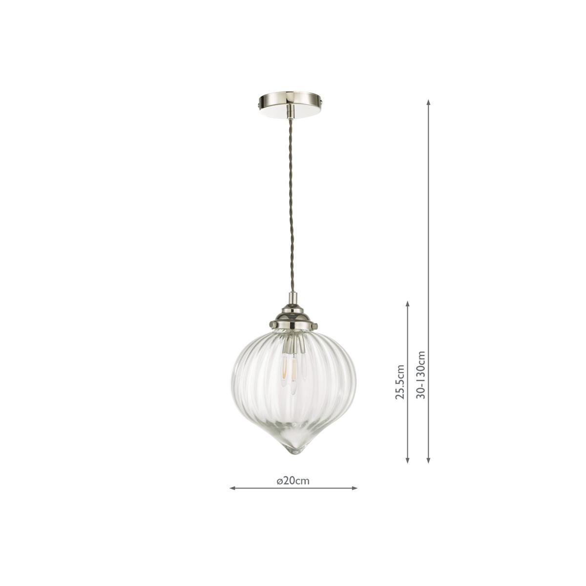 Där Mya Glass Ceiling Light – image 7