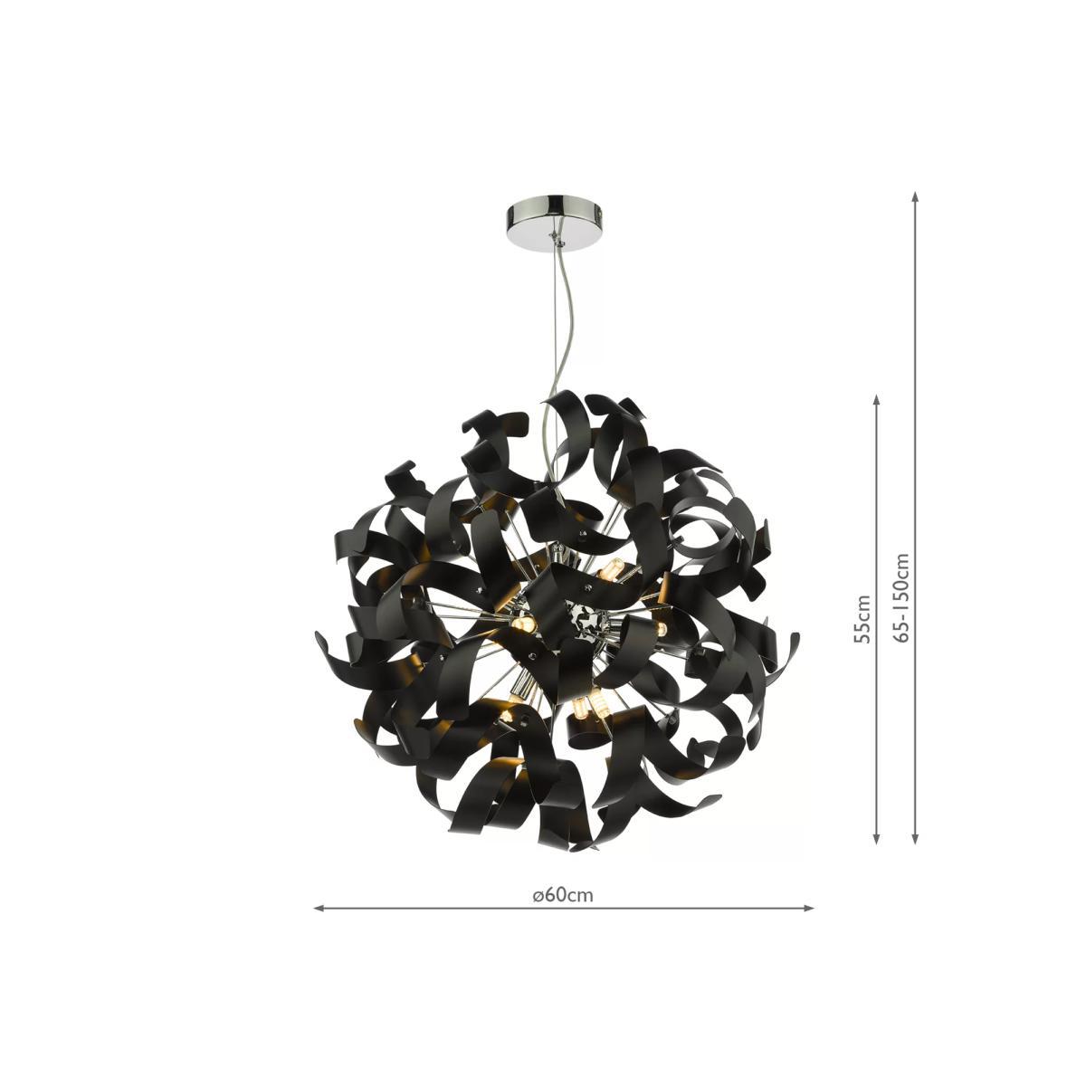 Där Swash Ceiling Light, Satin Black – image 7