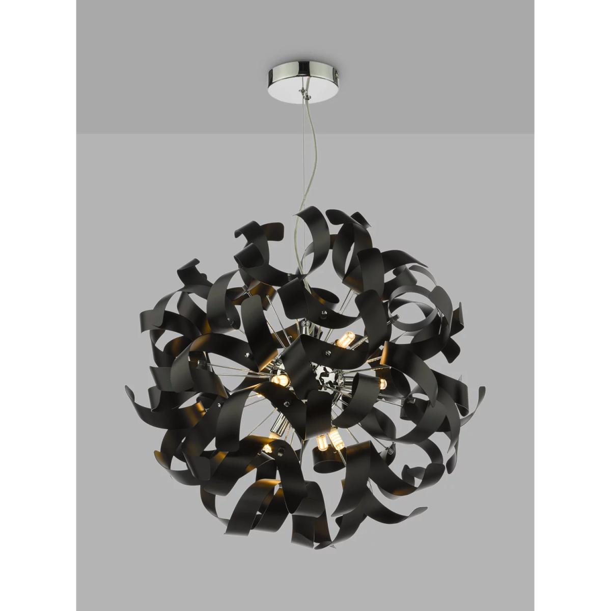 Där Swash Ceiling Light, Satin Black – image 1