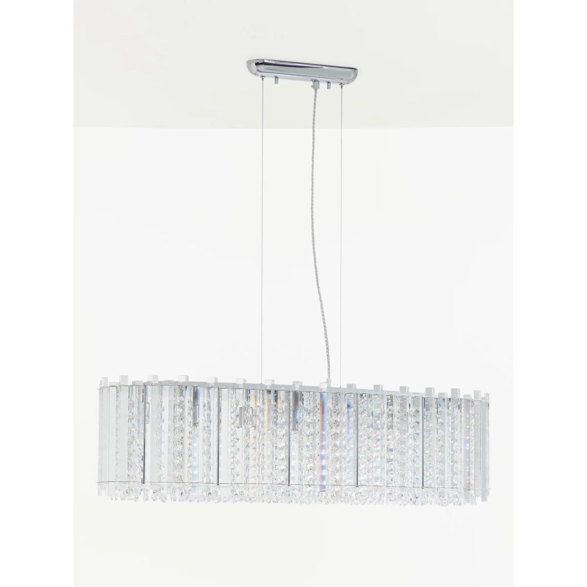 John Lewis & Partners Dazzle Crystal Bar Ceiling Light, Clear – image 3