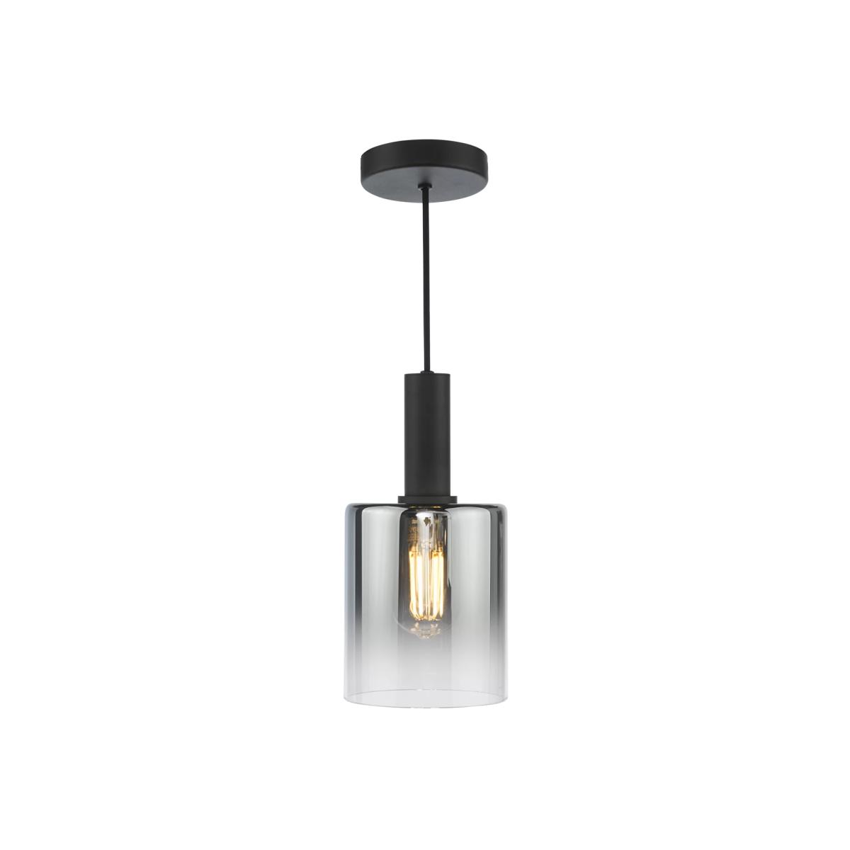 Där Savannah Pendant Ceiling Light, Black/Smoked – image 1
