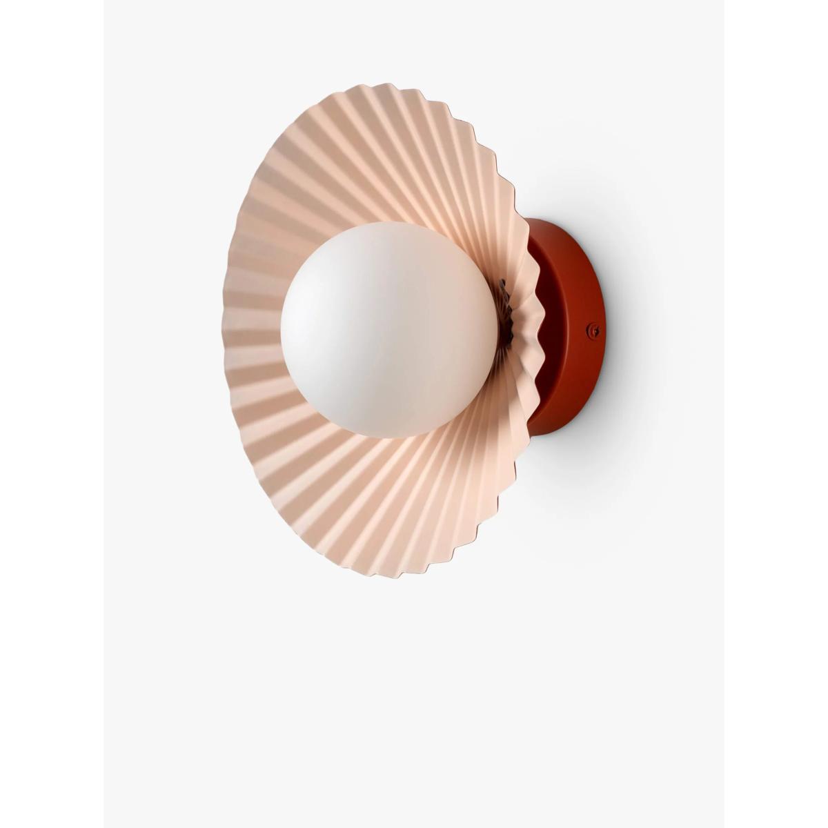 houseof Pleat Flush Wall & Ceiling Light, Burnt Orange/Pink – image 2