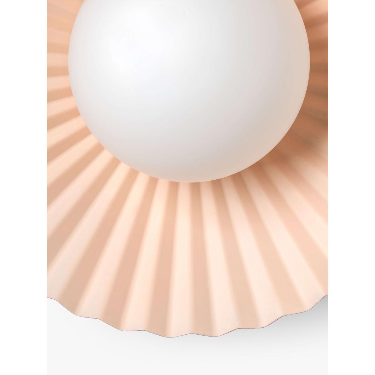 houseof Pleat Flush Wall & Ceiling Light, Burnt Orange/Pink – image 4