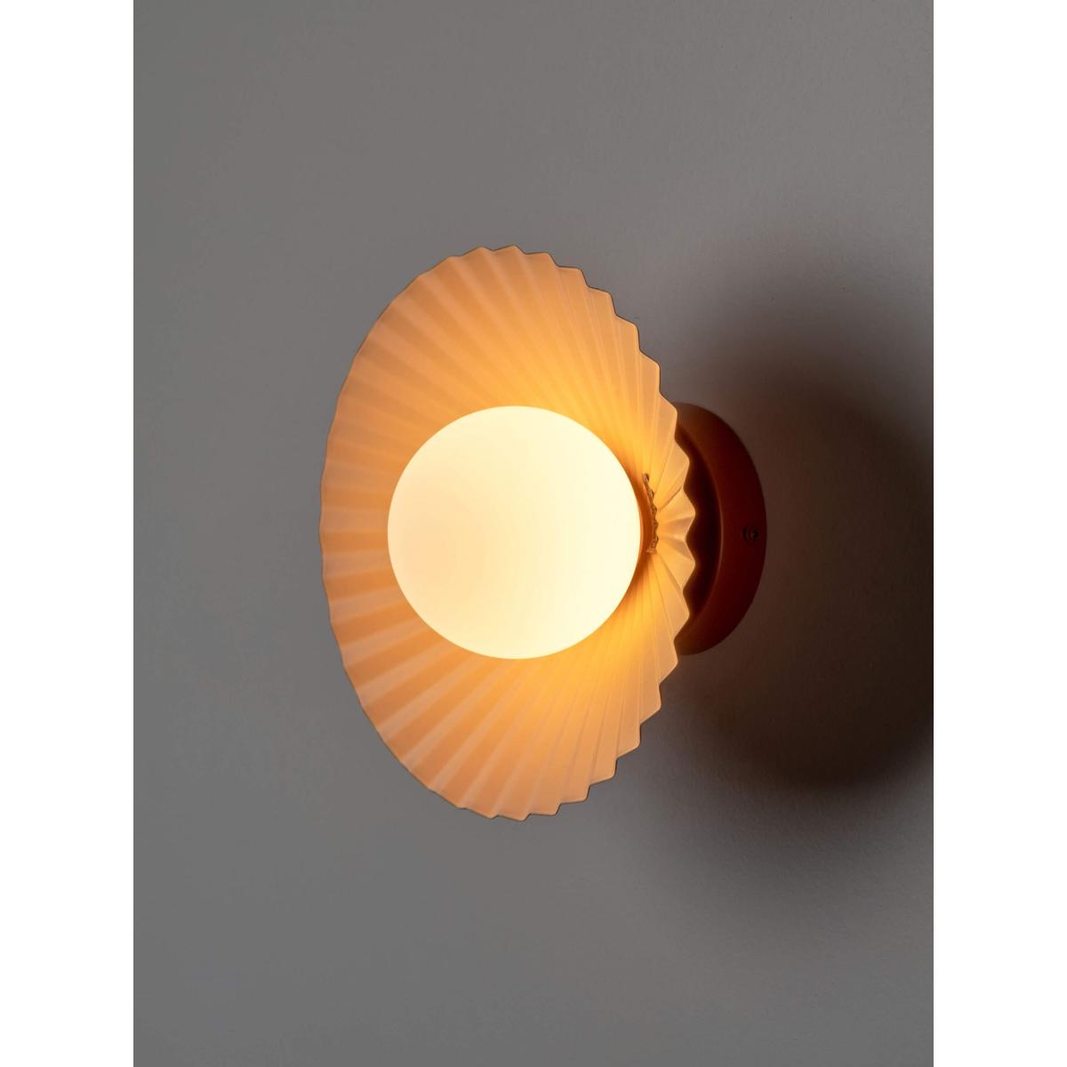 houseof Pleat Flush Wall & Ceiling Light, Burnt Orange/Pink – image 5