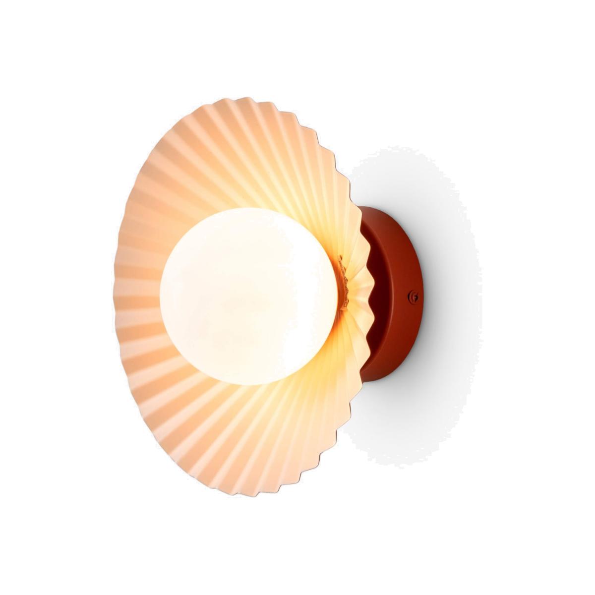 houseof Pleat Flush Wall & Ceiling Light, Burnt Orange/Pink – image 1