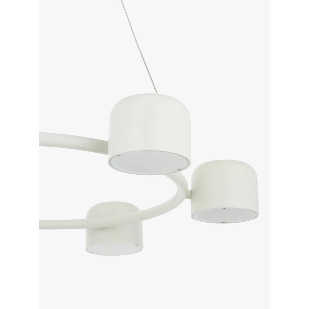 John Lewis Pivot LED Hoop Pendant Ceiling Light, Greige – image 3
