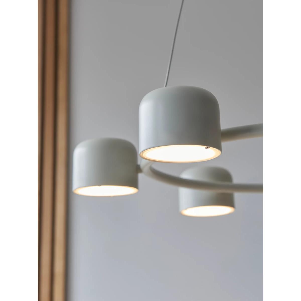 John Lewis Pivot LED Hoop Pendant Ceiling Light, Greige – image 4