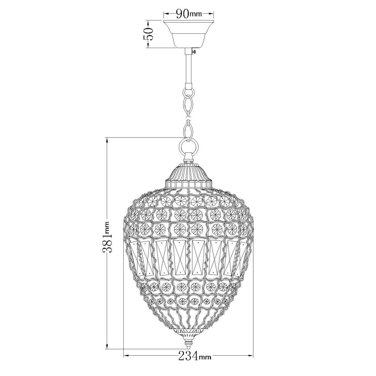 John Lewis & Partners Dante Small Ceiling Light, Clear – image 8