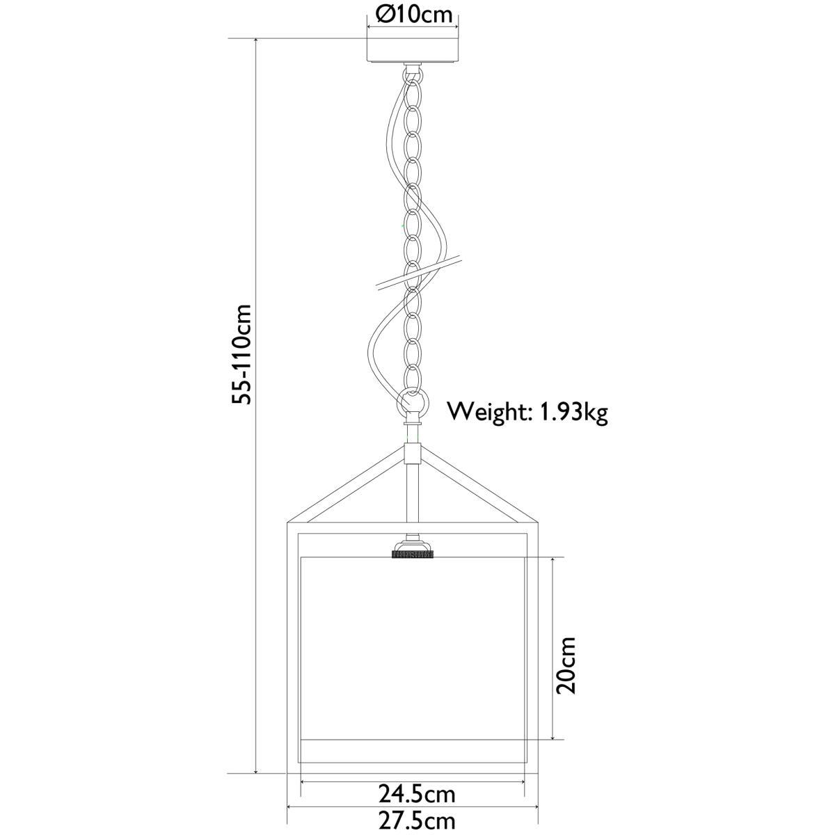 John Lewis & Partners Boundary Ceiling Light, Brass/Pewter – image 11