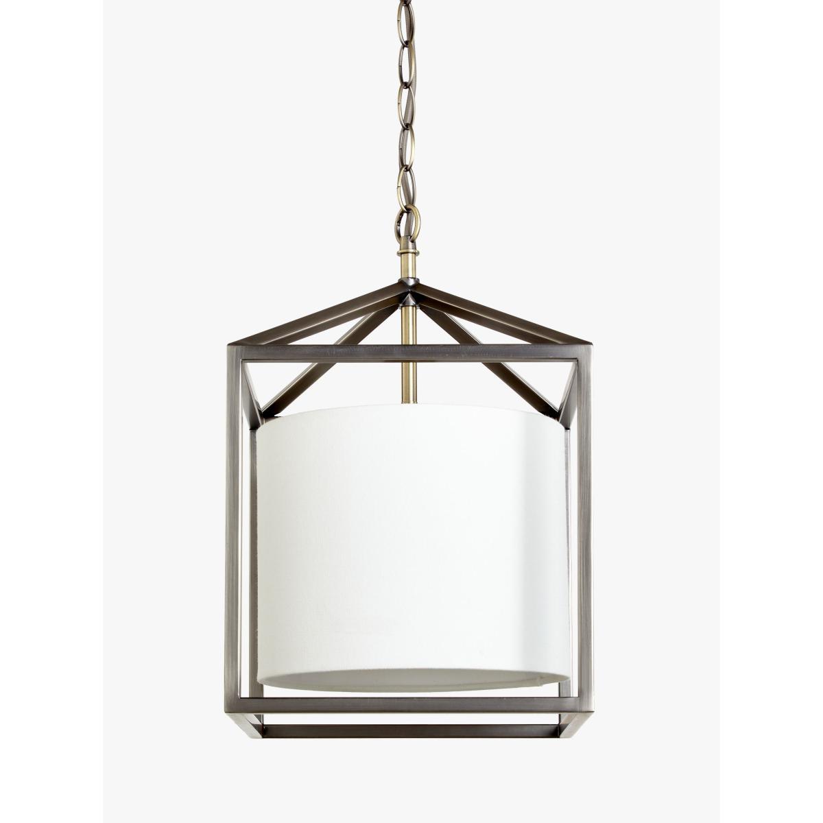 John Lewis & Partners Boundary Ceiling Light, Brass/Pewter – image 3