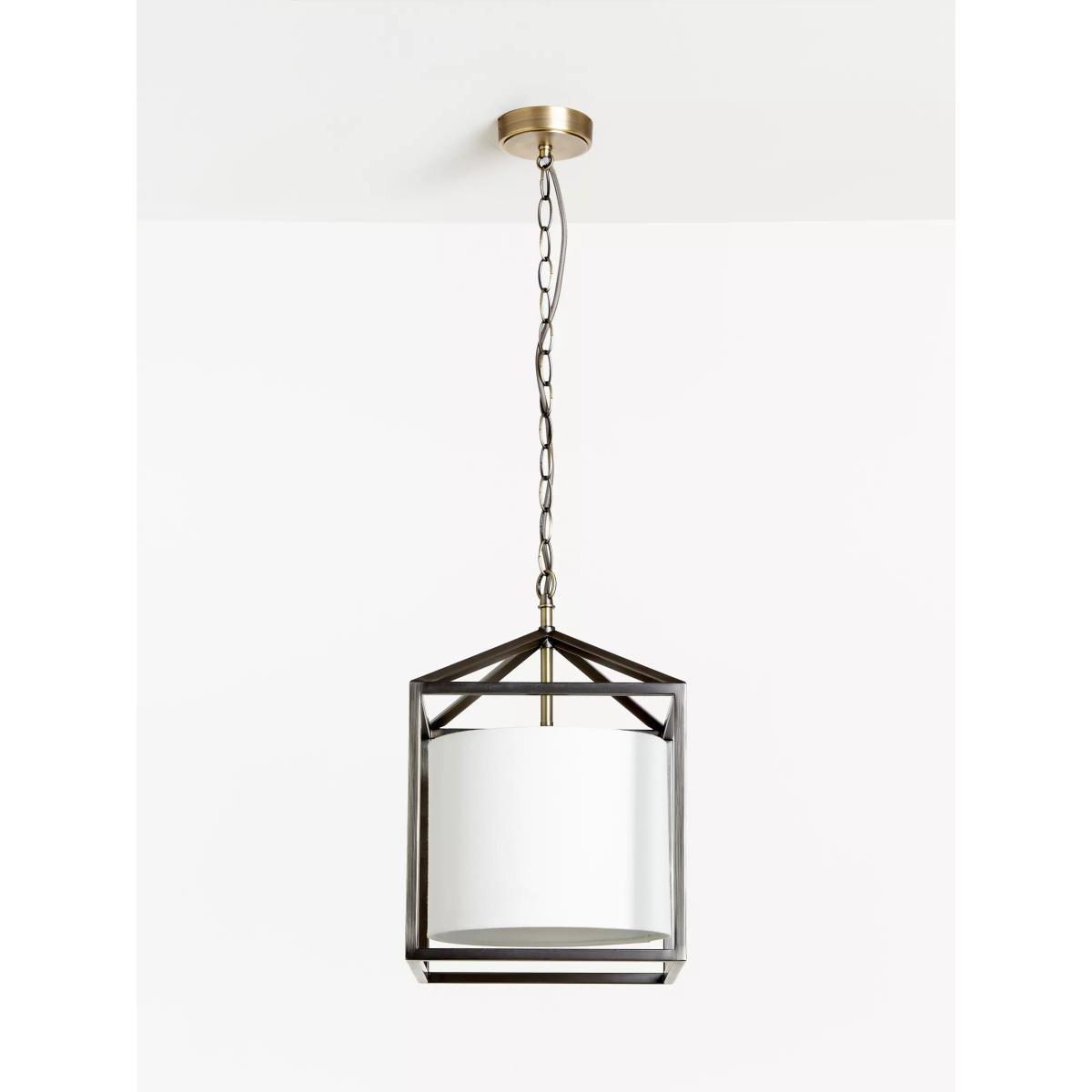 John Lewis & Partners Boundary Ceiling Light, Brass/Pewter – image 4