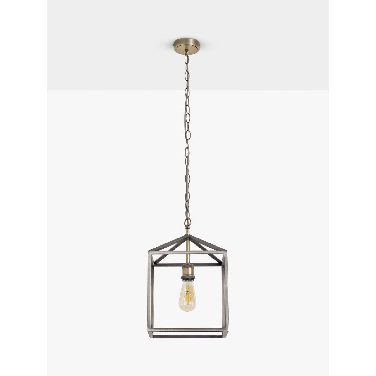 John Lewis & Partners Boundary Ceiling Light, Brass/Pewter – image 6